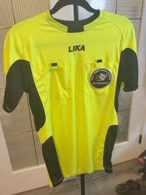 LIKA BC Soccer Small Sided Games Referee Jersey Neon Yellow Size AS Canada